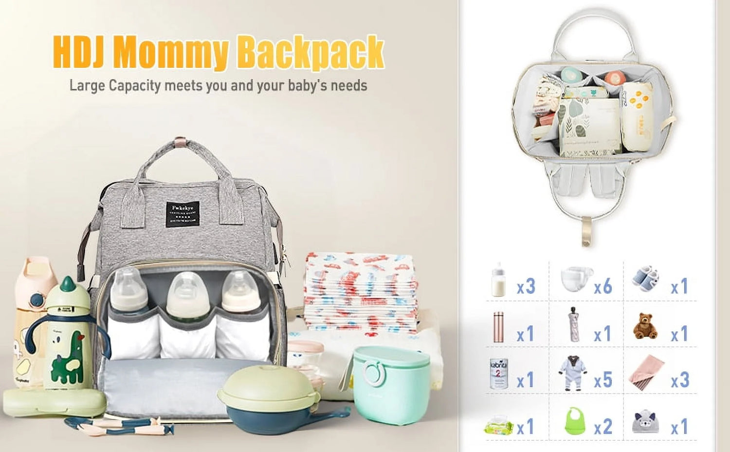 Premium Diaper Backpack 